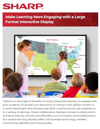 Make Learning More Engaging with a Large Format Interactive Display